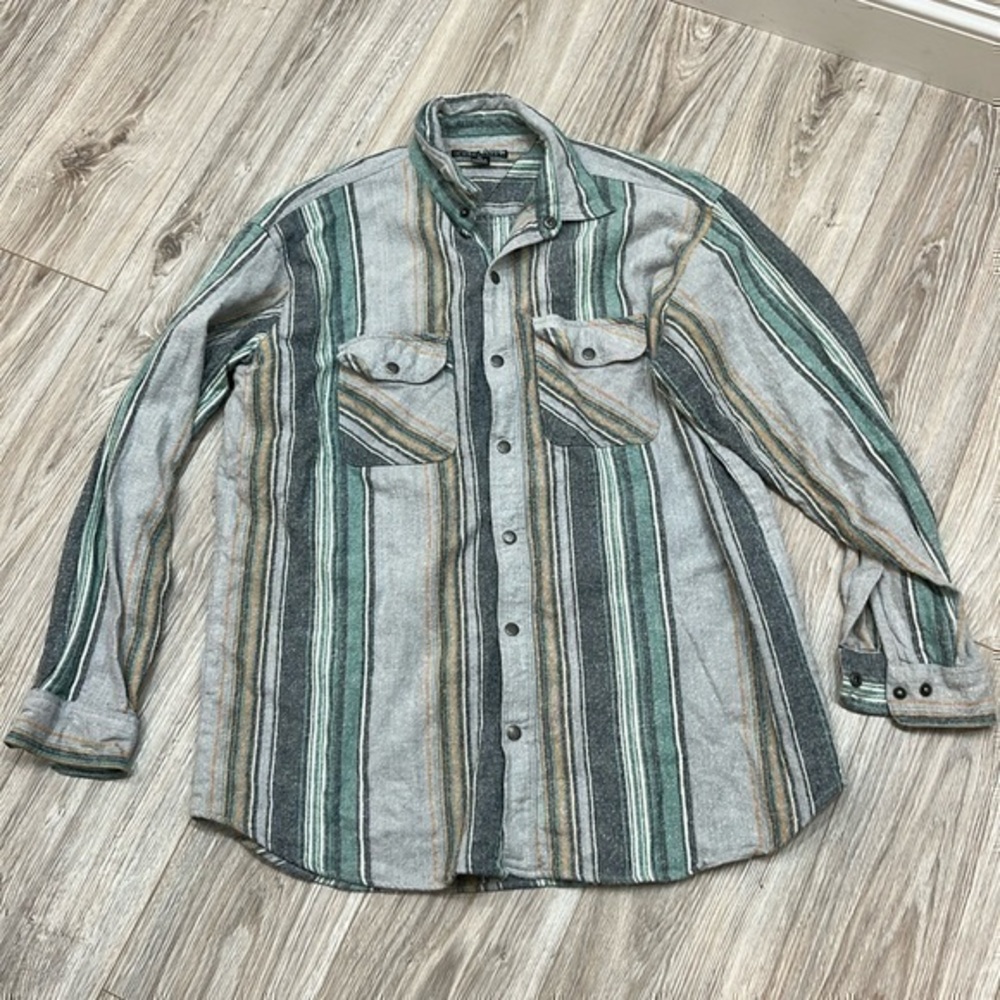 Canyon Guide Outfitters Thick Cotton Button Down Shirt size xl men
